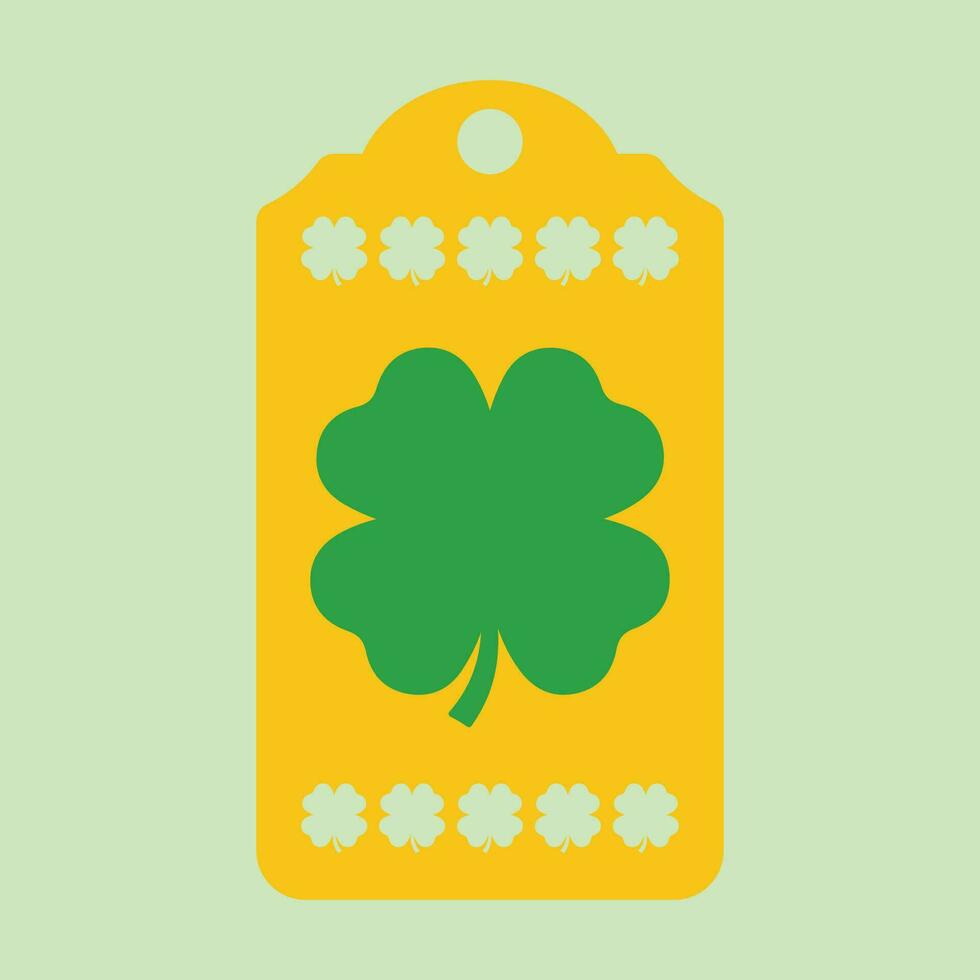 st. patricks dag deur hanger teken vector voor afdrukken en besnoeiing