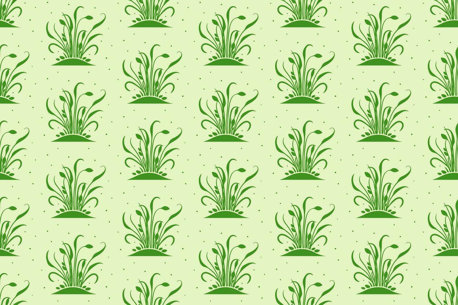 microgreens vector naadloos patroon. groen kleur achtergrond. gezond biologisch voedsel en voorjaar thema's. voor omhulsel papier, branding, behang en textiel