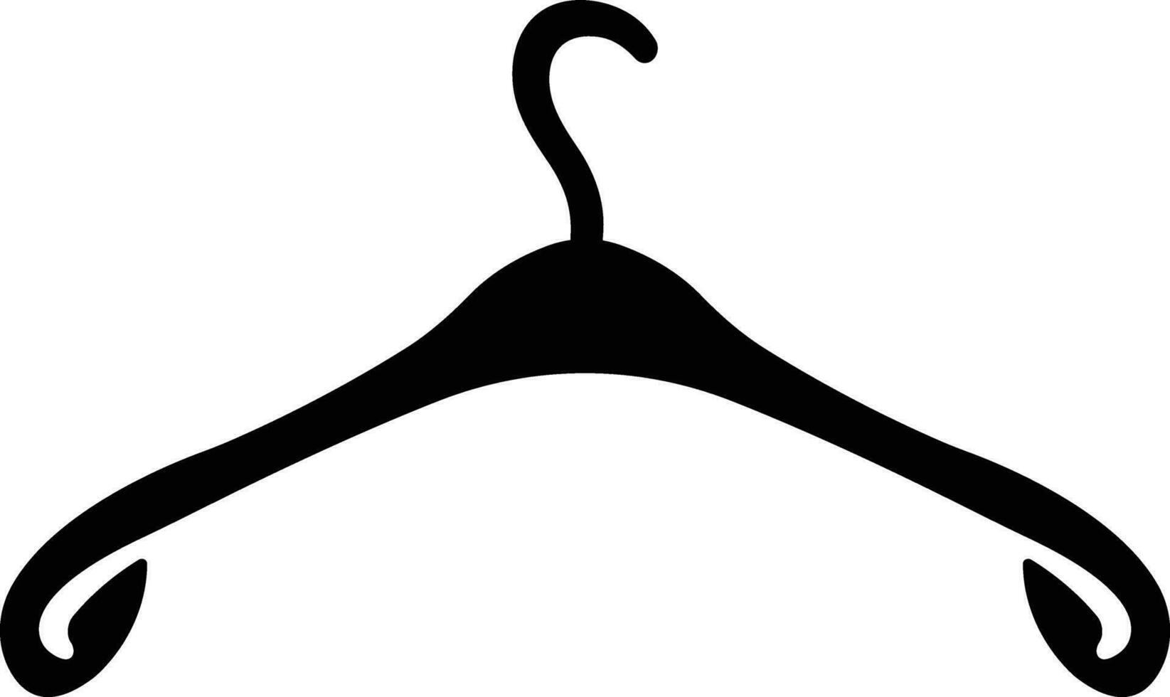 kleren hanger icoon in vlak stijl. geïsoleerd Aan gebruik in de was, garderobe. passend kamer symbool voor info grafiek, ontwerp elementen, vector voor apps en website