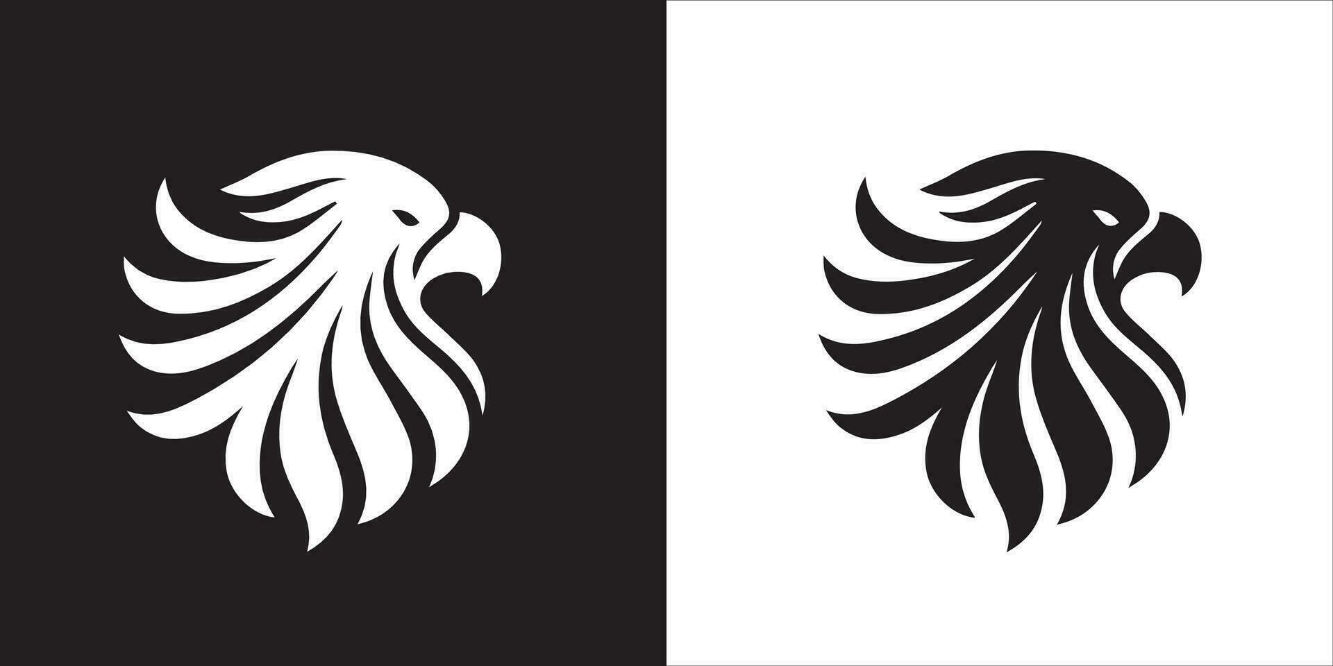 adelaar, valk of havik mascotte logo ontwerp, vogel hoofd insigne embleem vector icoon