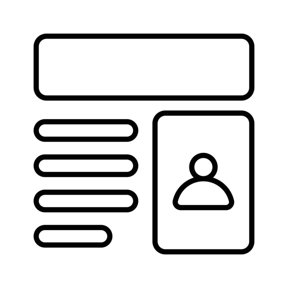 nemen een kijken Bij deze prachtig ontworpen website draadframes, wireframing, lay-out, sjabloon icoon vector