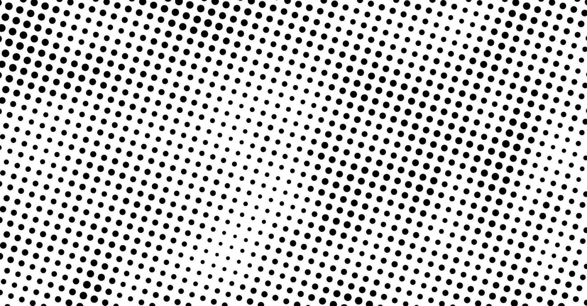 een zwart en wit halftone patroon met dots vector