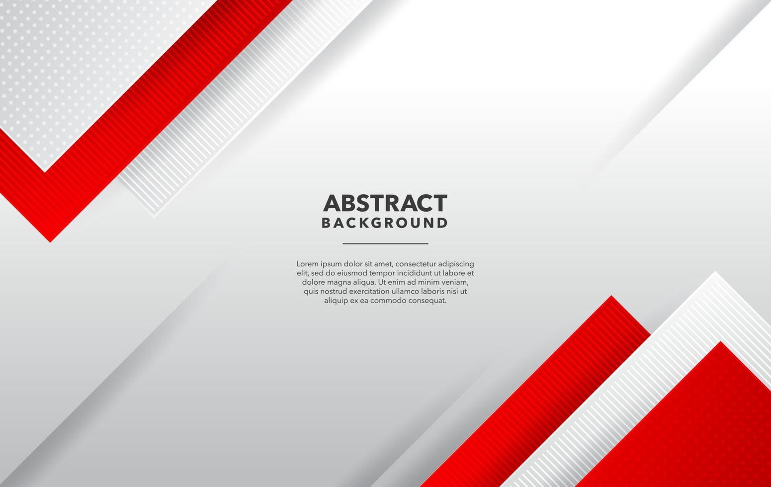 rood wit modern abstract ontwerp als achtergrond vector