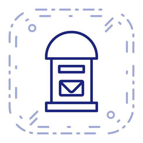 Vector postbus pictogram