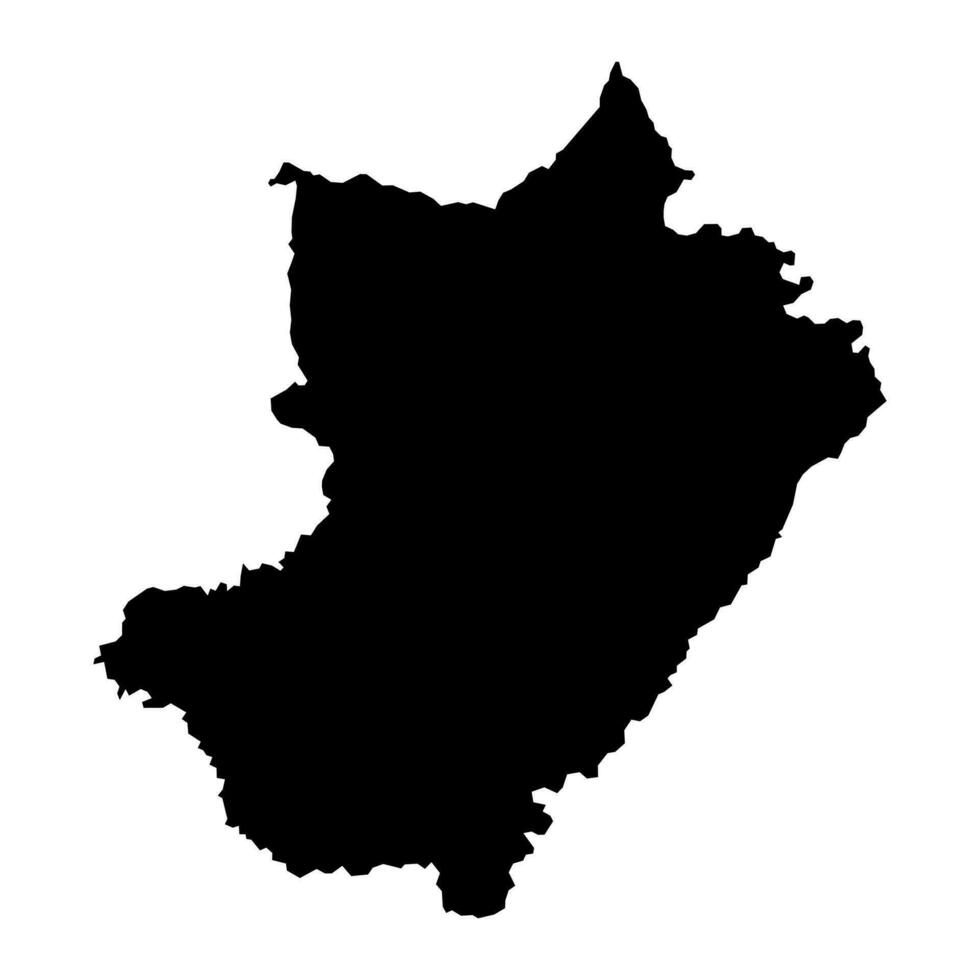 lekoumou afdeling kaart, administratief divisie van republiek van de Congo. vector illustratie.