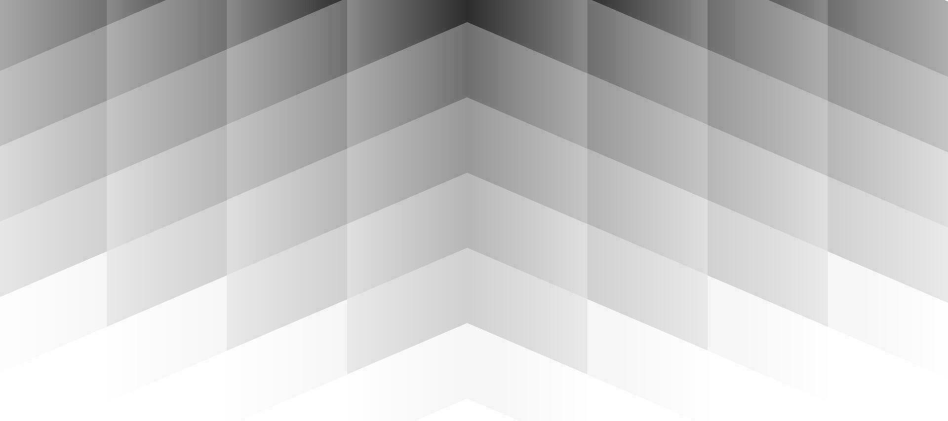 abstract monochroom mozaïek- met grijs pijl achtergrond vector