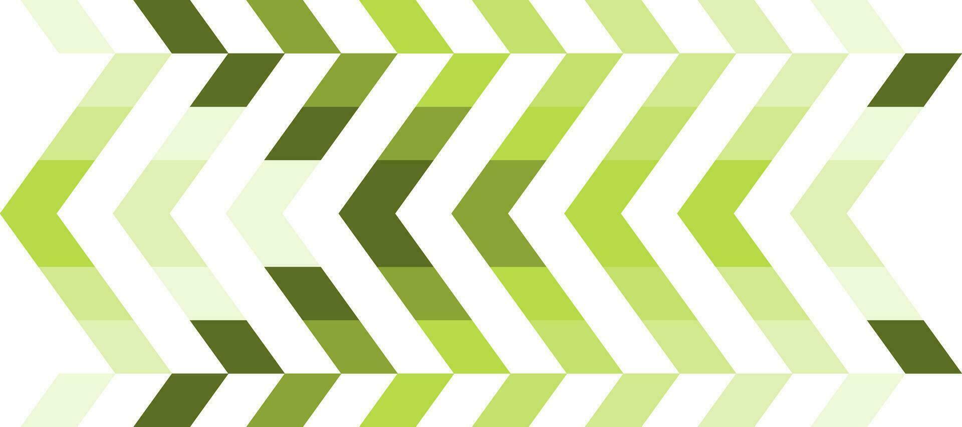 abstract dynamisch pijl veelhoek groen patroon achtergrond vector