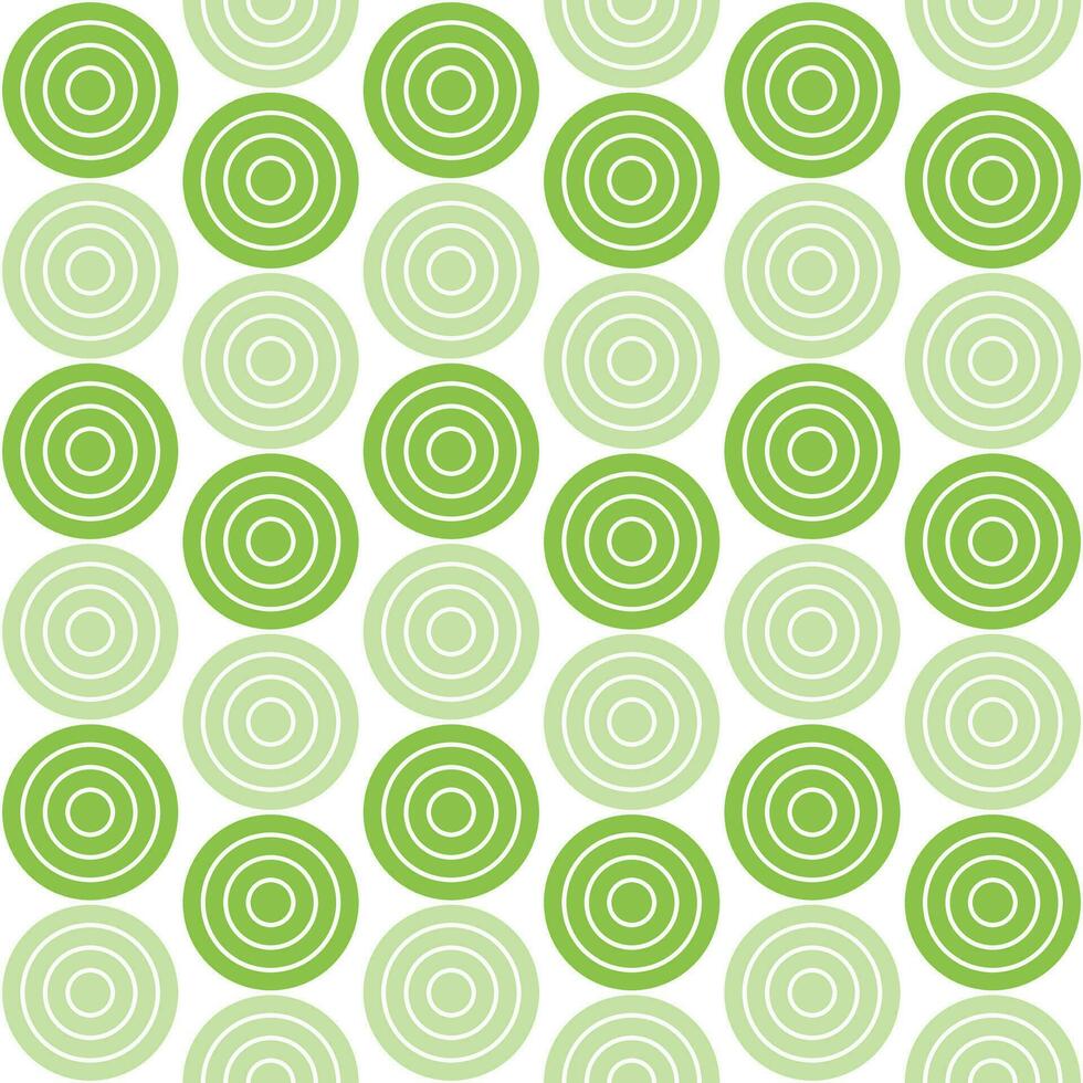 licht groen schaduw cirkel patroon. cirkel vector naadloos patroon. decoratief element, omhulsel papier, muur tegels, verdieping tegels, badkamer tegels.