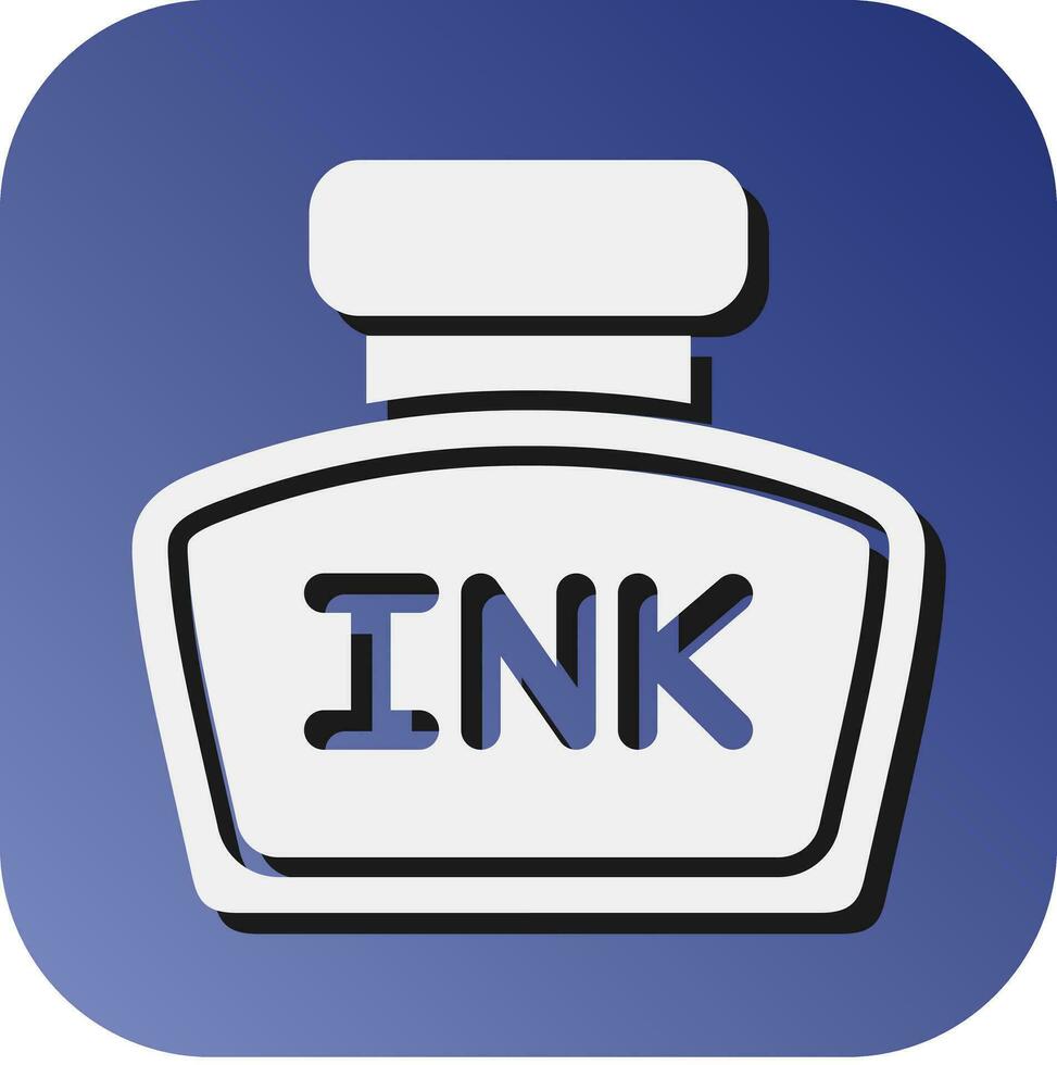 inkt vector glyph helling achtergrond icoon voor persoonlijk en reclame gebruiken.