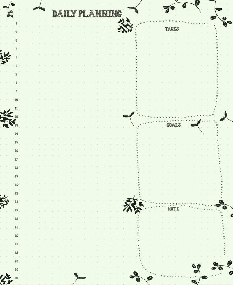 vector achtergrond notitieboekje plan tafel element sjabloon