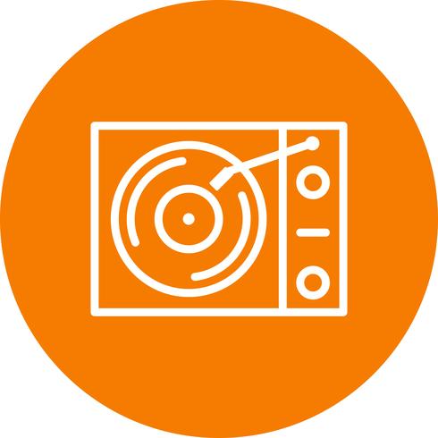 Vinyl speler Vector Icon