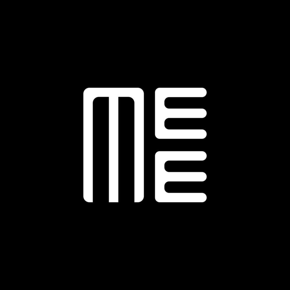 mee brief logo vector ontwerp, mee gemakkelijk en modern logo. mee luxueus alfabet ontwerp