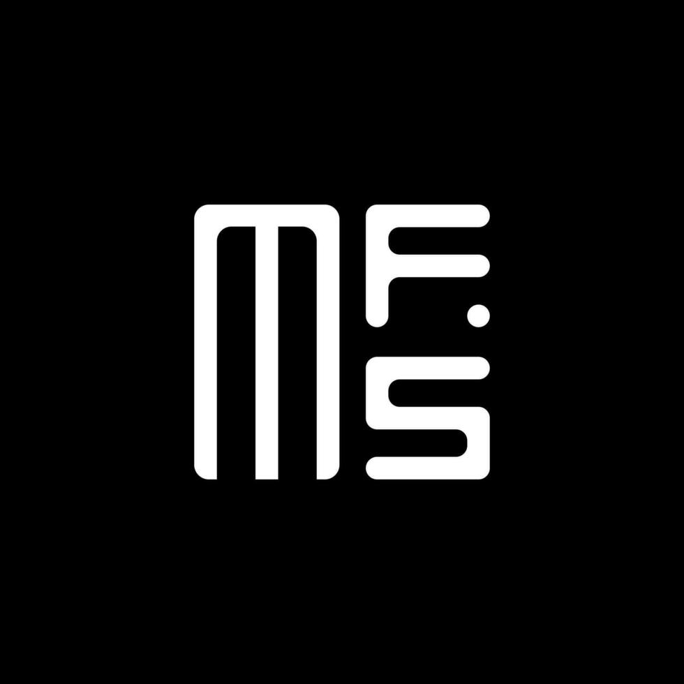 mfs brief logo vector ontwerp, mfs gemakkelijk en modern logo. mfs luxueus alfabet ontwerp