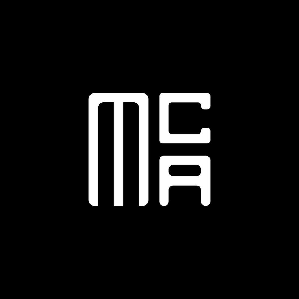 mca brief logo vector ontwerp, mca gemakkelijk en modern logo. mca luxueus alfabet ontwerp