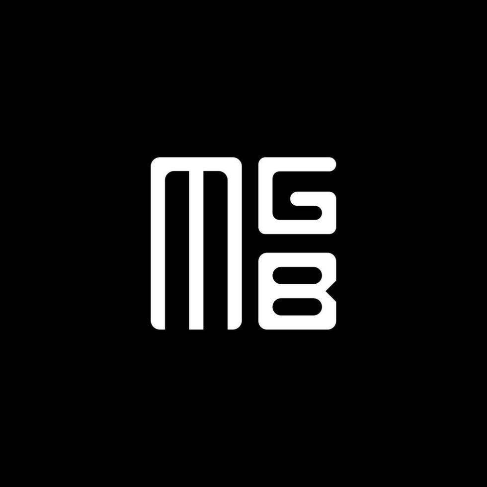 mgb brief logo vector ontwerp, mgb gemakkelijk en modern logo. mgb luxueus alfabet ontwerp