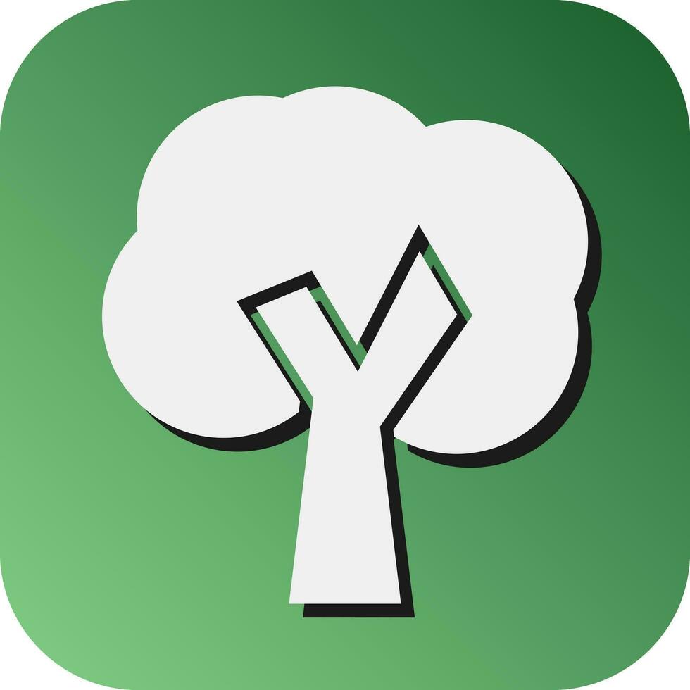 boom vector glyph helling achtergrond icoon voor persoonlijk en reclame gebruiken.