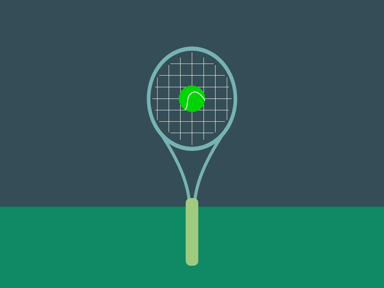 tennis vlak ontwerp vector illustratie