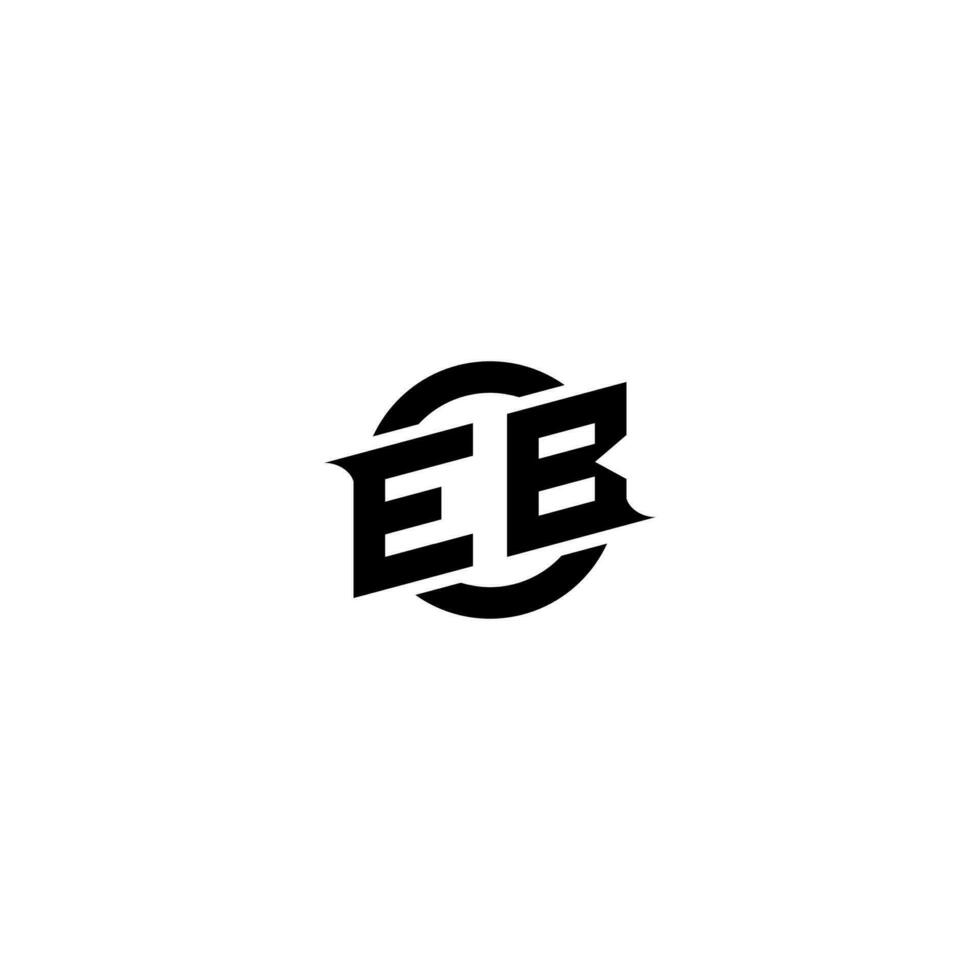 eb premie esport logo ontwerp initialen vector