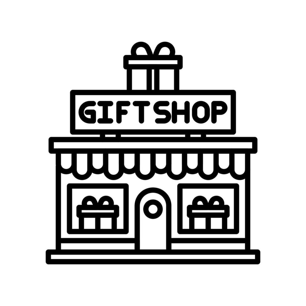 geschenk winkelsicoon in vector. illustratie vector