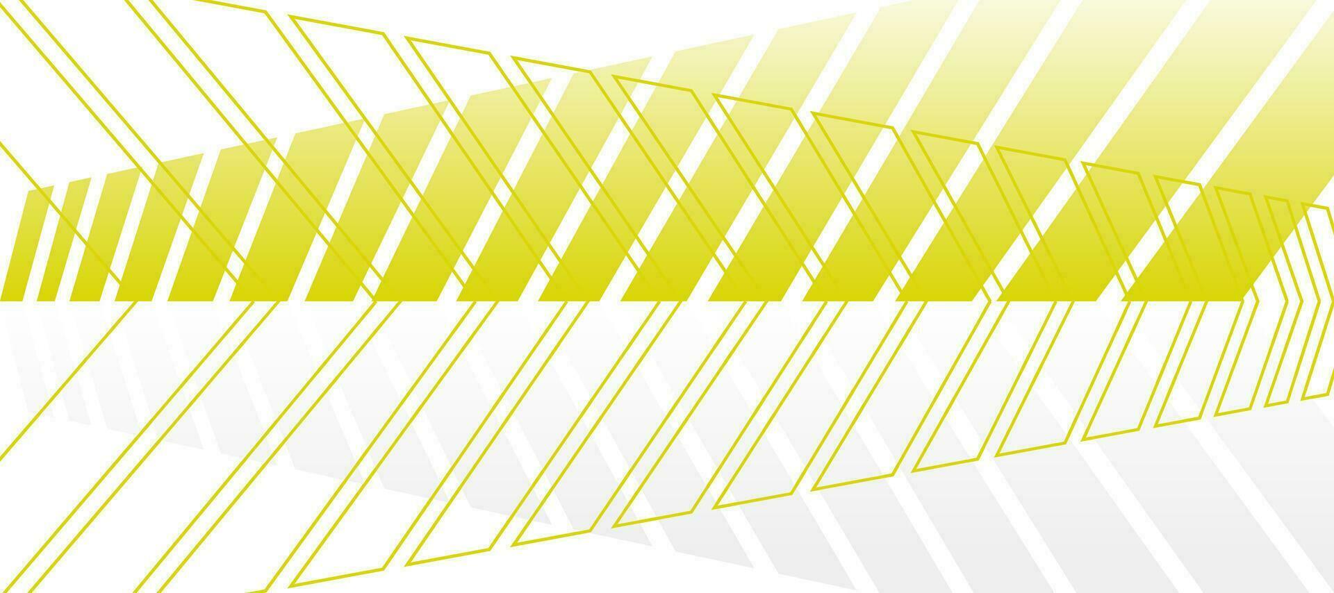 snelheid chevron geel lijn helling abstract achtergrond vector