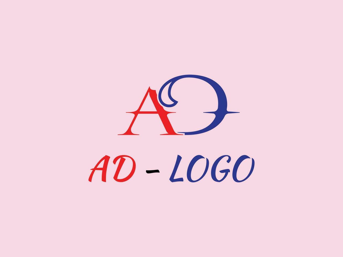 advertentie brief logo vector sjabloon