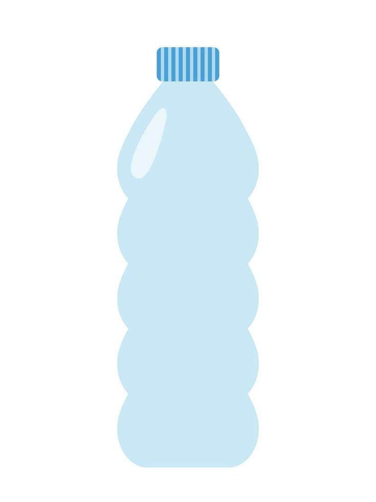 plastic fles voor water vector vlak illustratie