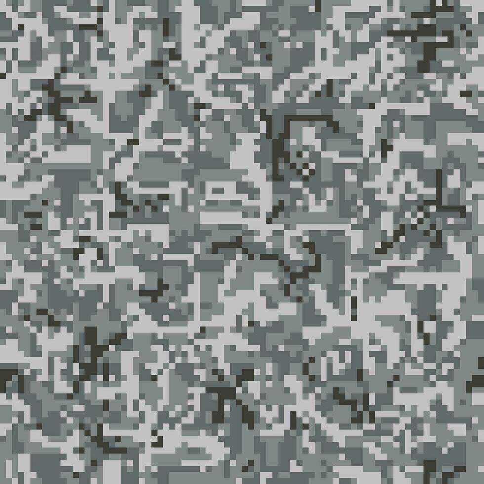 digitaal pixel camouflage naadloos patroon voor uw ontwerp. vector