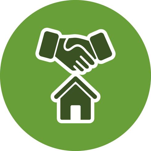 Huis Deal Vector Icon