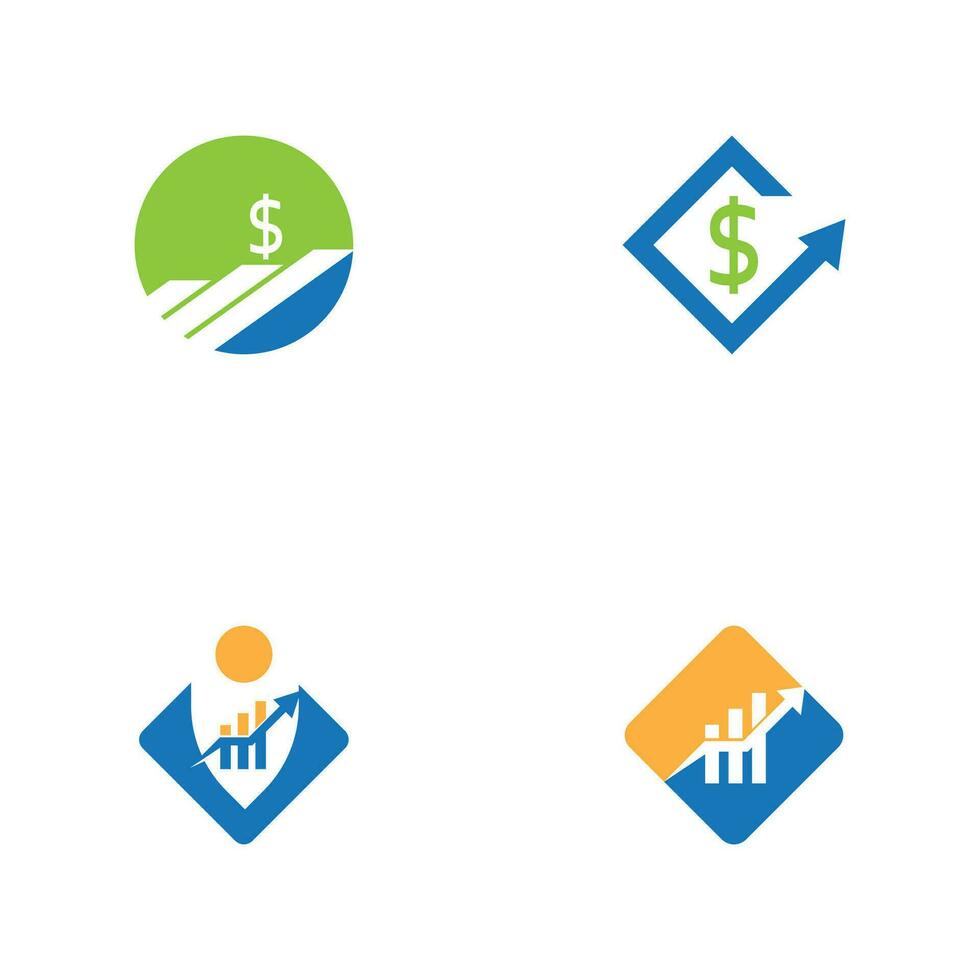 bedrijf financiën logo ontwerp vector sjabloon
