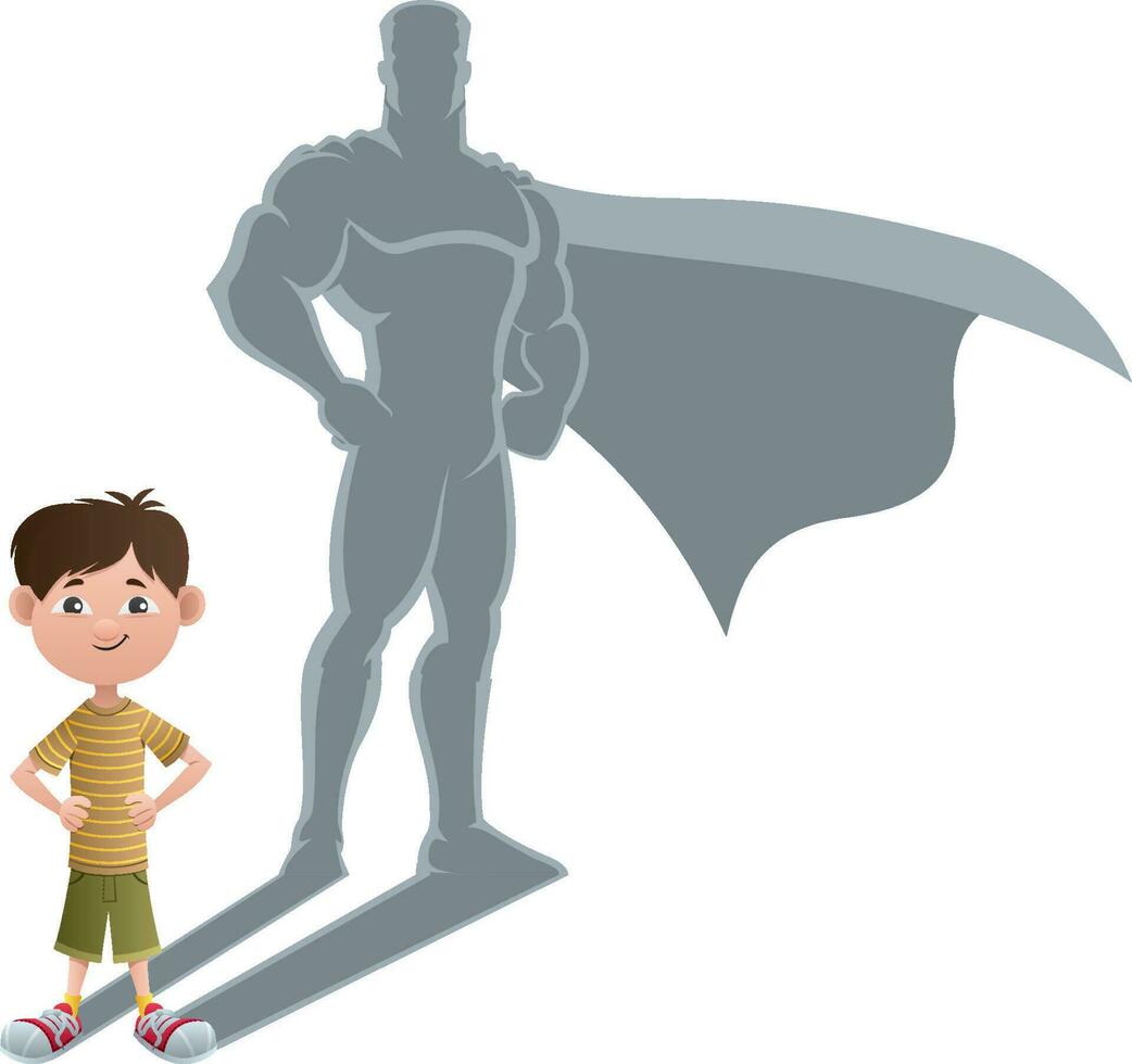 jongen superheld concept 2 vector