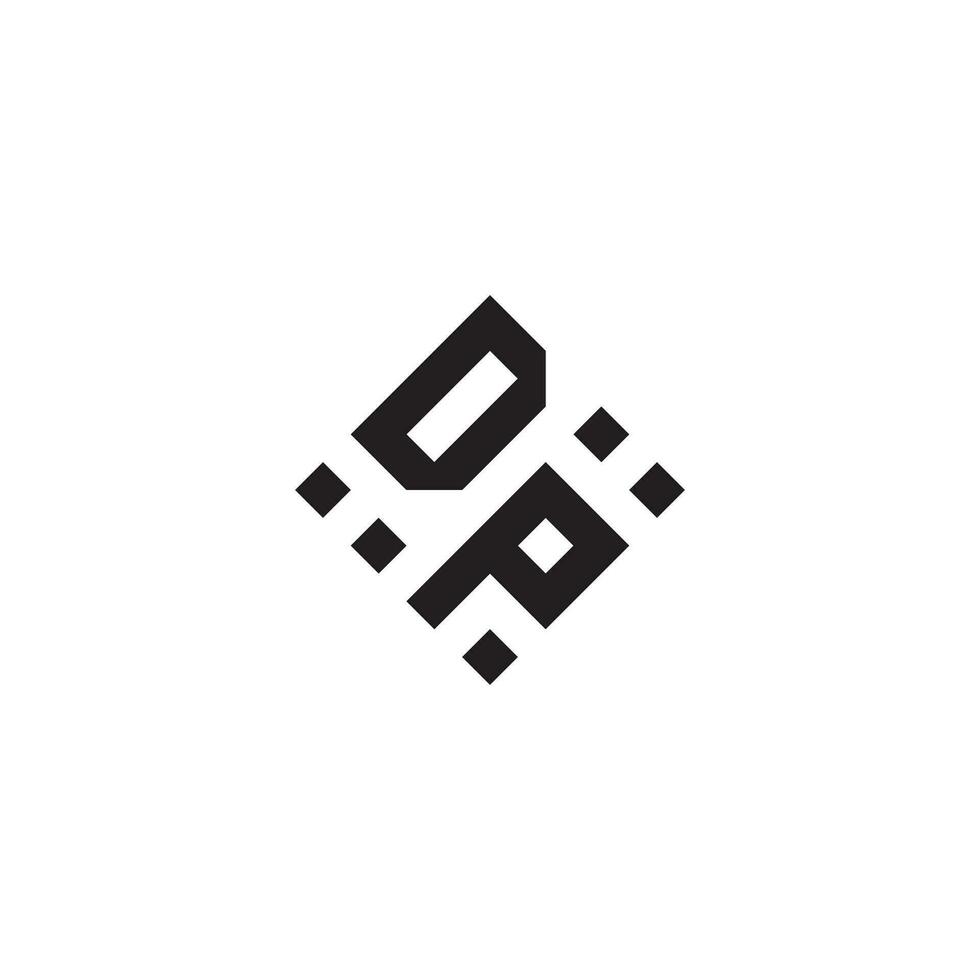 pd meetkundig logo eerste concept met hoog kwaliteit logo ontwerp vector