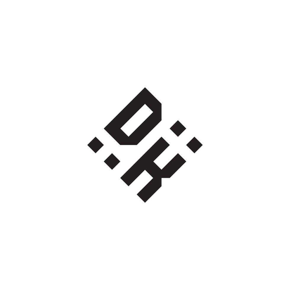 kd meetkundig logo eerste concept met hoog kwaliteit logo ontwerp vector