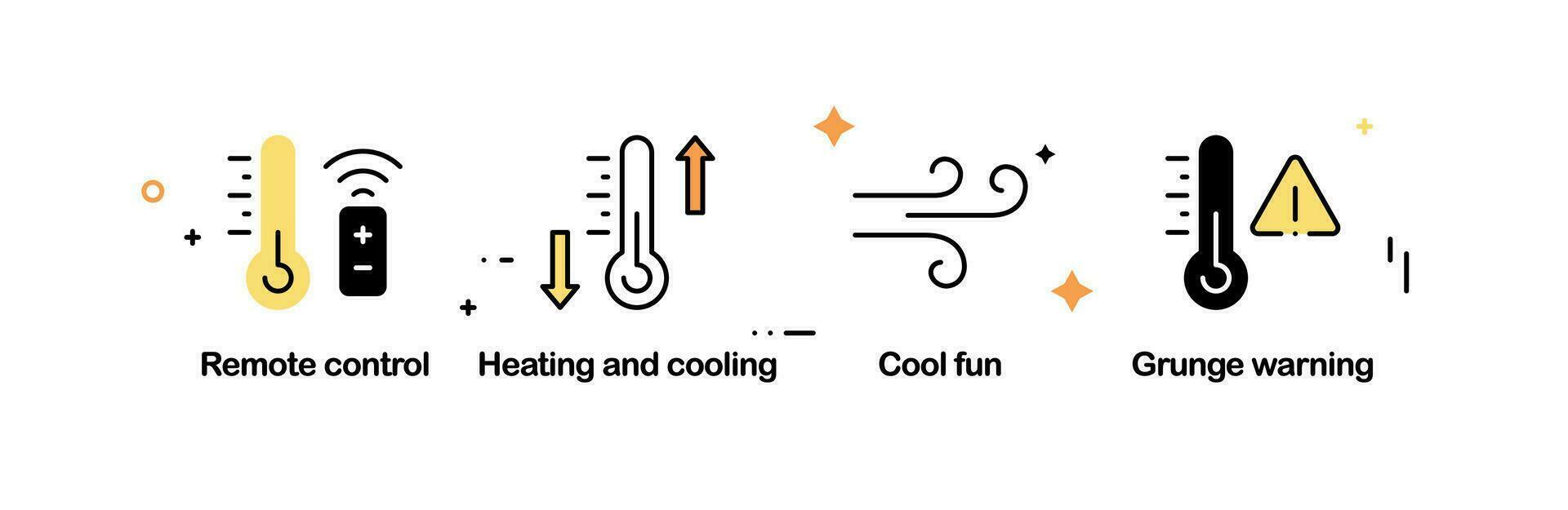 huis verwarming, warmte levering, verwarming boiler, gas- en elektrisch verwarming vector illustratie.