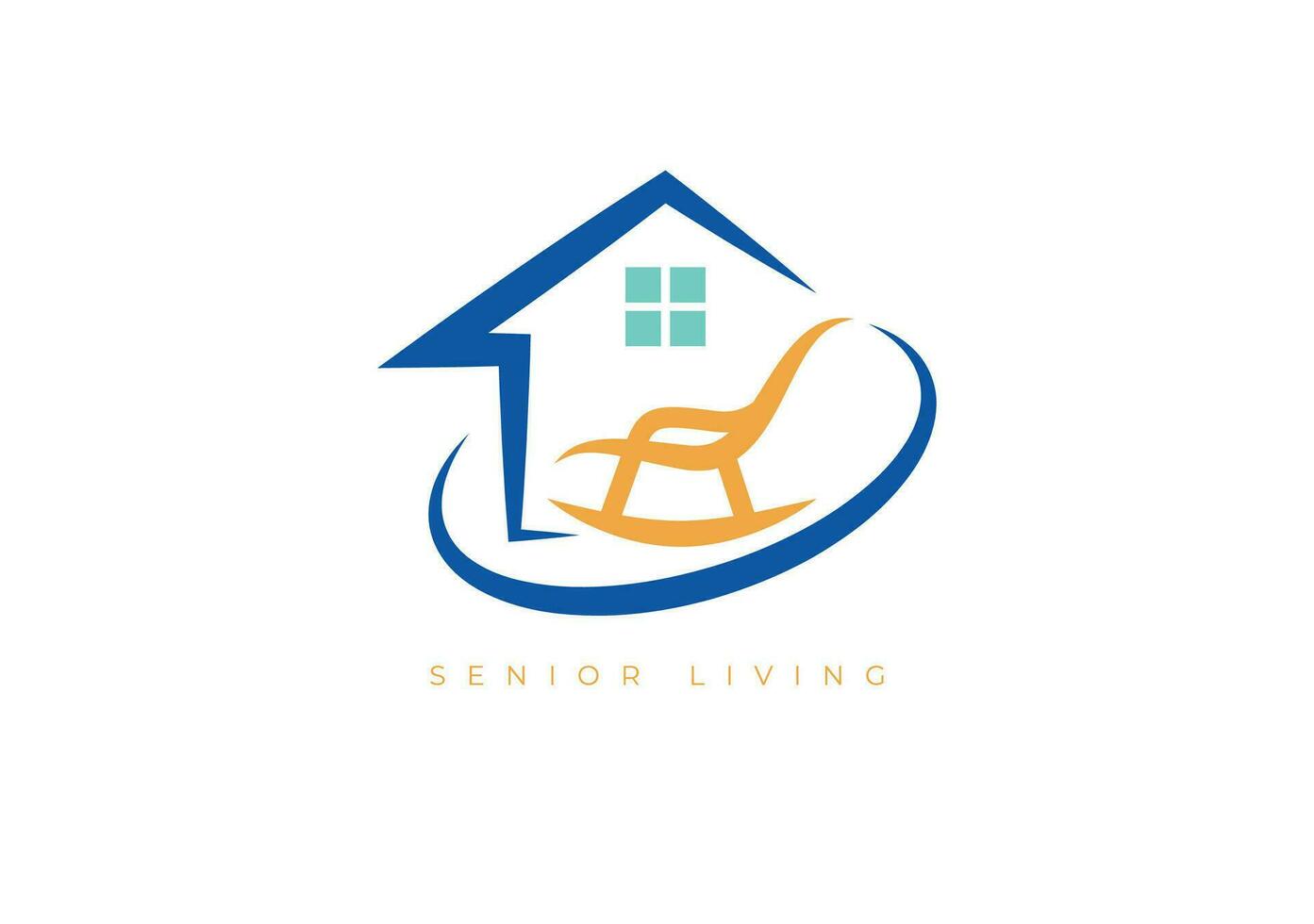 senior leven logo vector