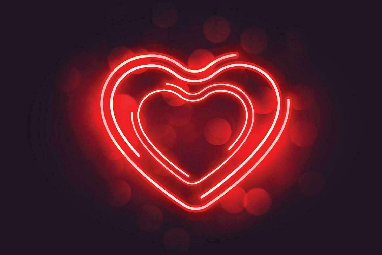 gelukkig Valentijnsdag dag poster bon, 3d rood roze hart, gouden metaal vorm geven aan, ster en bogen Aan roos achtergrond. vector illustratie. plaats voor tekst. geschenk kaart, liefde partij, Valentin uitverkoop folder ontwerp