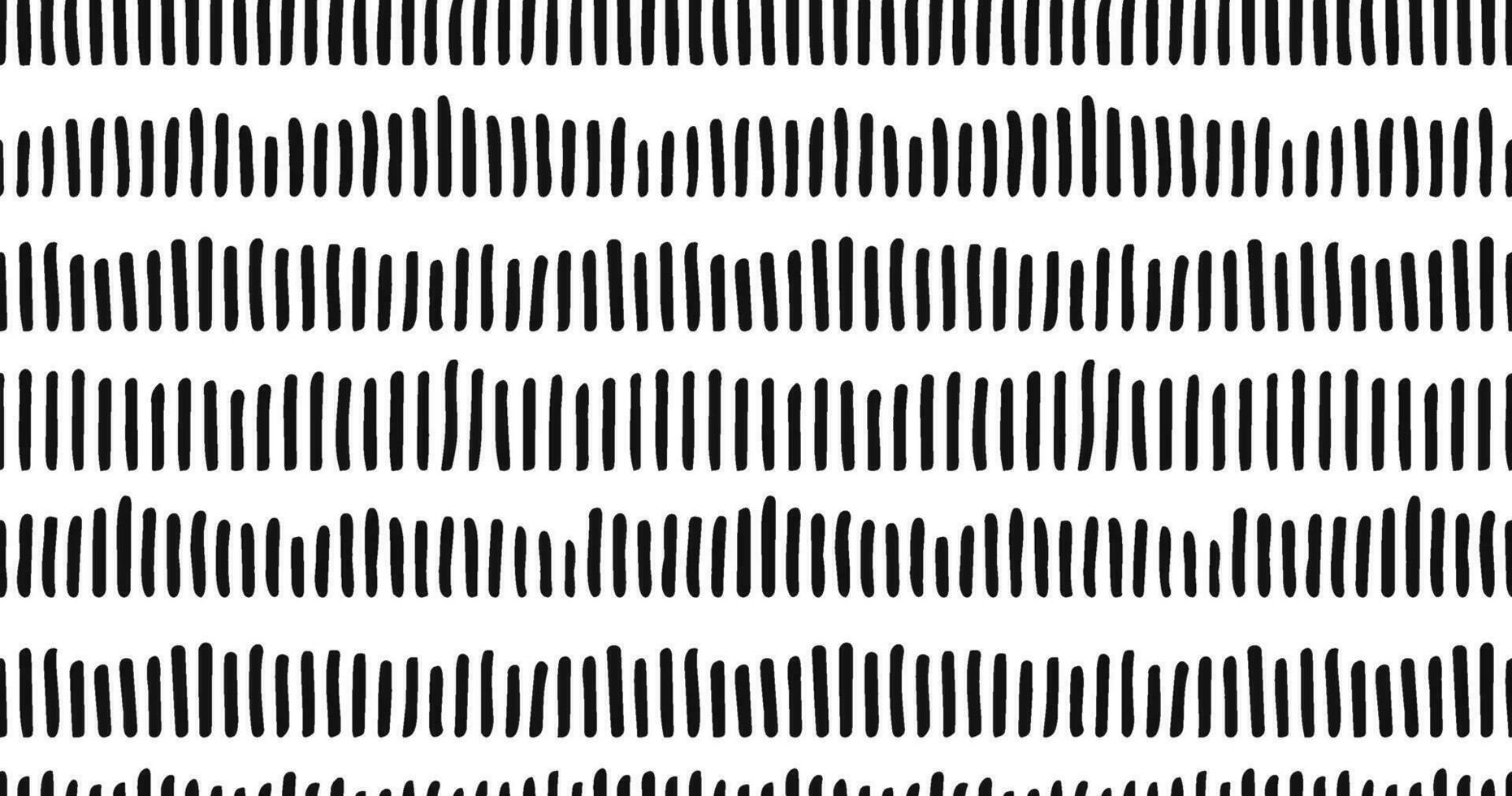 klein scheutje naadloos patroon stippel lijnen textuur. zwart en wit uitkomen tekening biologisch vormen kort lijn streepjes borstel hand- getrokken willekeurig beroertes mode retro afdrukken ontwerp vector illustratie