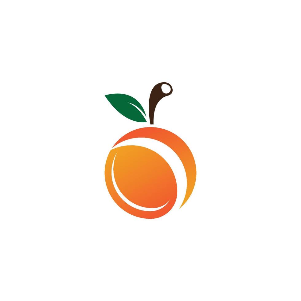 oranje logo ontwerp vector