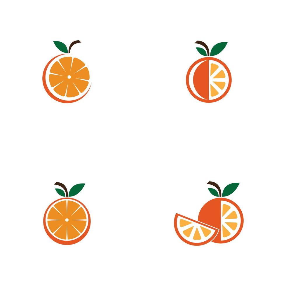 oranje logo ontwerp vector