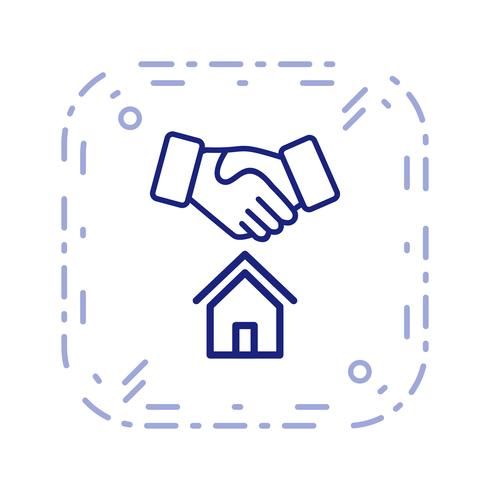 Huis Deal Vector Icon