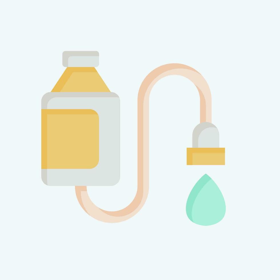 icoon water filter. verwant naar backpacker symbool. vlak stijl. gemakkelijk ontwerp bewerkbaar. gemakkelijk illustratie vector