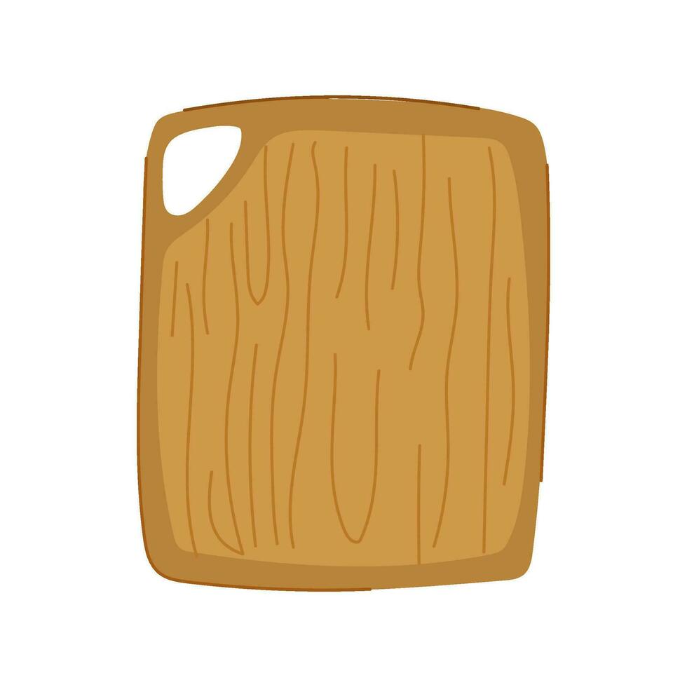 plank hakken bord tekenfilm vector illustratie