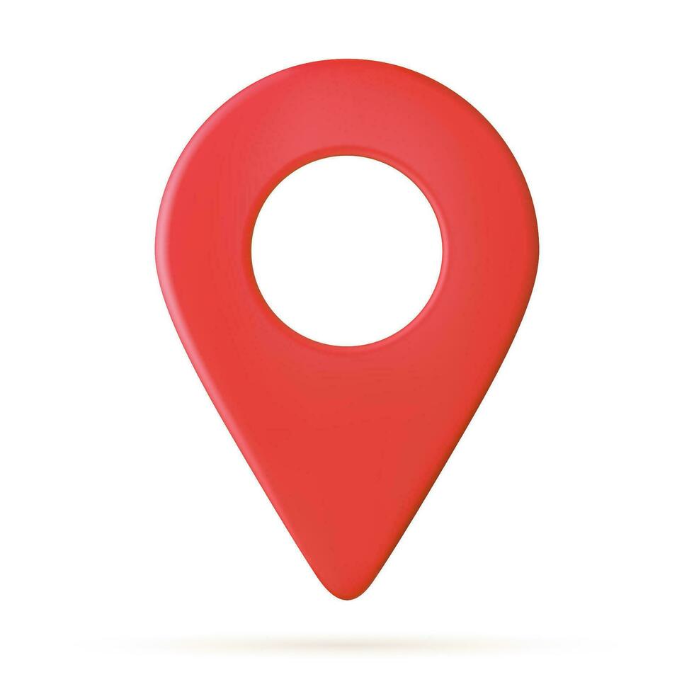 3d realistisch plaats kaart pin GPS wijzer markeringen, geolocatie en navigatie. icoon voor mobiel en elektronisch apparaten, web ontwerp, infographic elementen, presentatie Sjablonen. vector illustratie