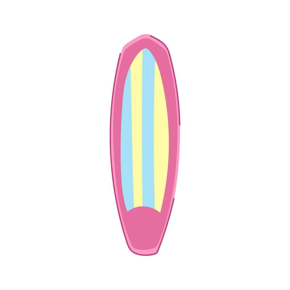 silhouet surfboard tekenfilm vector illustratie
