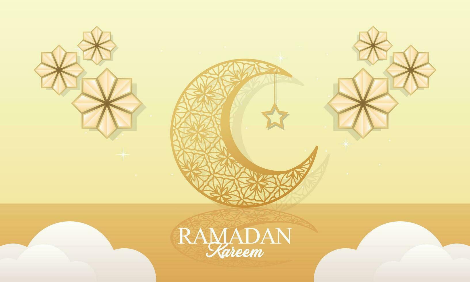 Islamitisch Ramadan kareem viering. Islamitisch groet kaart sjabloon met Ramadan voor behang ontwerp vector