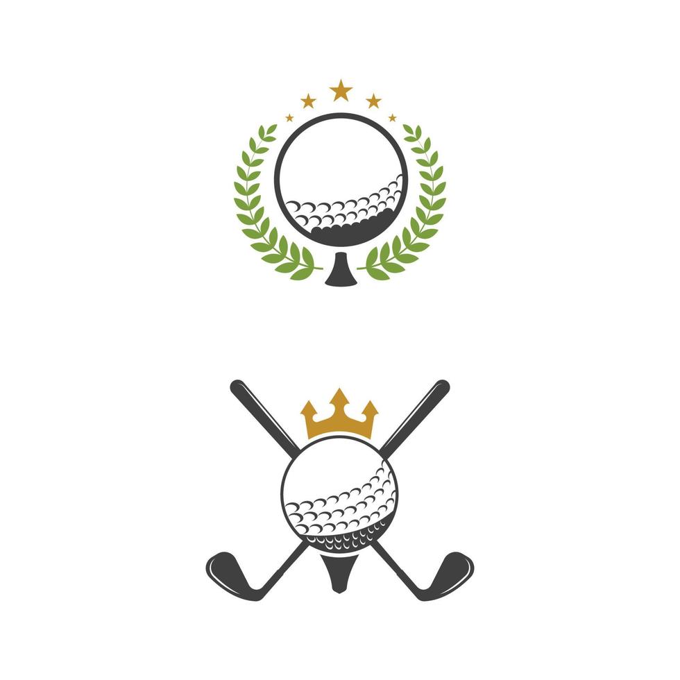 golf sport pictogram sjabloon vectorillustratie vector