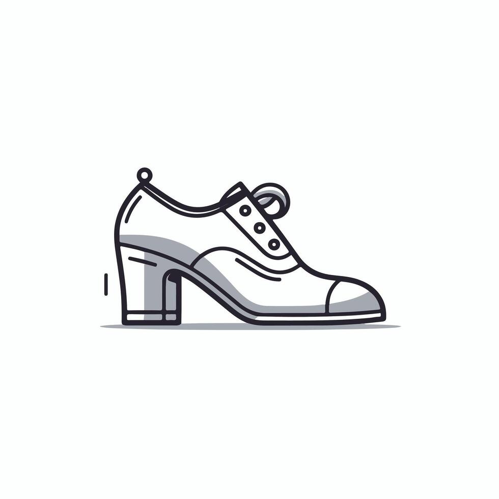 ai gegenereerd vrouw schoenen icoon illustratie. schoenen mode icoon vector