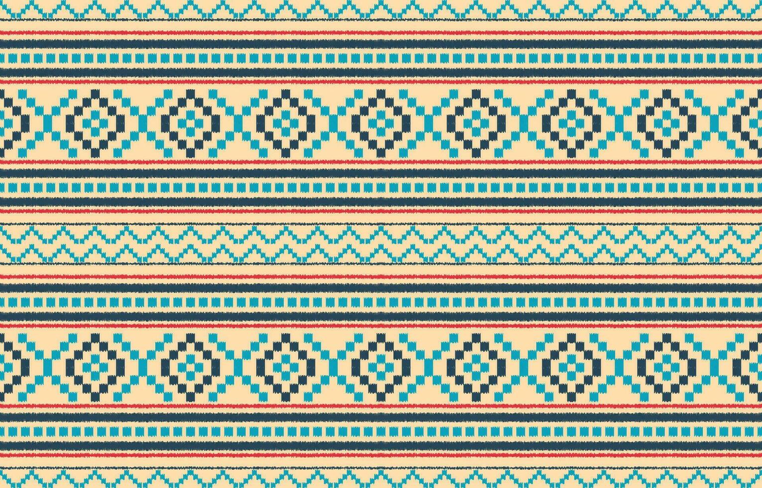 etnisch abstract ikat kunst. aztec ornament afdrukken. meetkundig etnisch patroon naadloos kleur oosters. ontwerp voor achtergrond ,gordijn, tapijt, behang, kleding, inpakken, batik, vector illustratie.