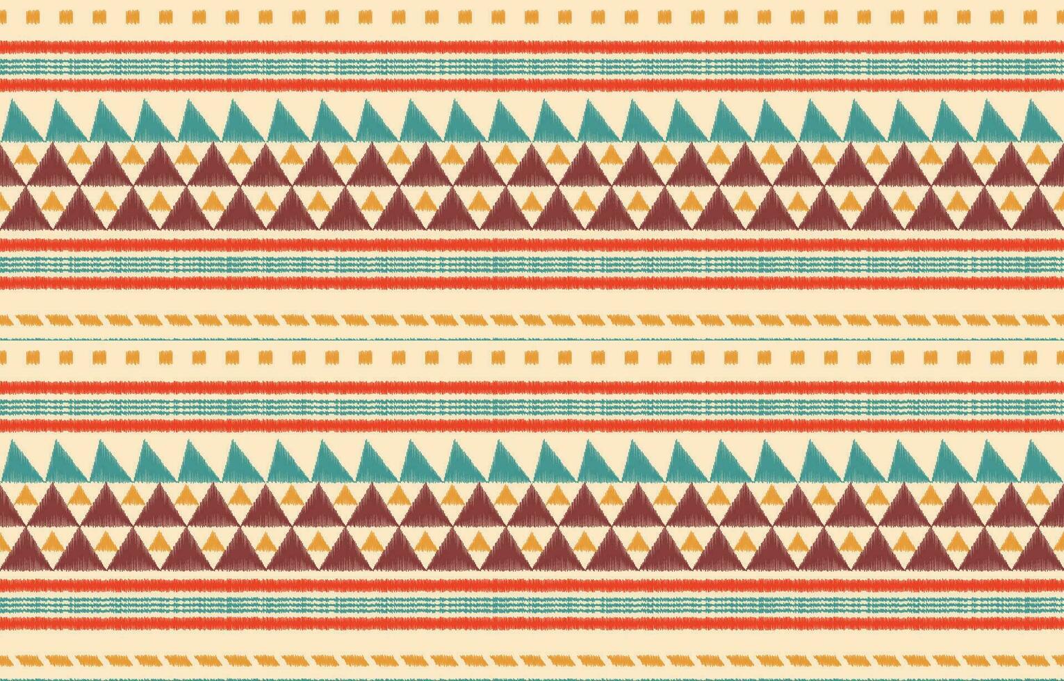 etnisch abstract ikat kunst. aztec ornament afdrukken. meetkundig etnisch patroon naadloos kleur oosters. ontwerp voor achtergrond ,gordijn, tapijt, behang, kleding, inpakken, batik, vector illustratie.