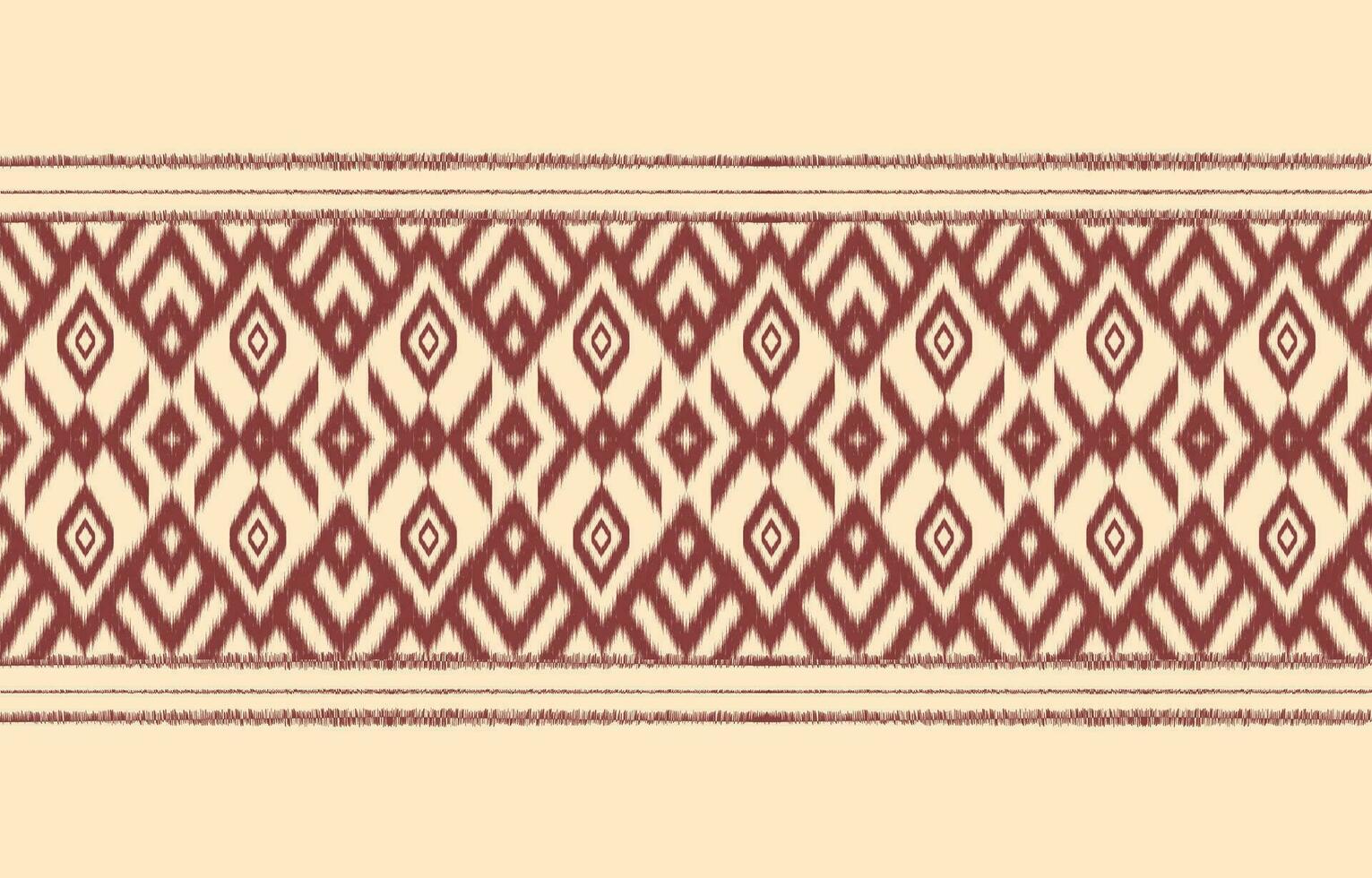 etnisch abstract ikat kunst. aztec ornament afdrukken. meetkundig etnisch patroon naadloos kleur oosters. ontwerp voor achtergrond ,gordijn, tapijt, behang, kleding, inpakken, batik, vector illustratie.