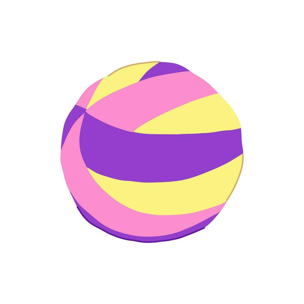 sport volleybal bal tekenfilm vector illustratie